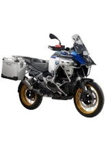 Zestaw: kufry boczne srebrne "And-S" Zega Pro + stelaże czarne Touratech BMW R 1300 GS Adventure (24-) [poj.: 45+45l]