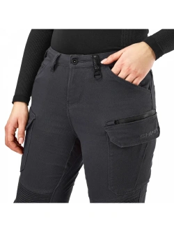 Jeansy motocyklowe damskie Shima Giro 3.0 szare