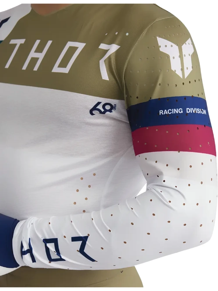 Bluza enduro Thor Sportmode League biało-brązowa