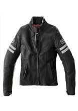 Kurtka motocyklowa skórzana damska Spidi Vintage Lady czarno-biała