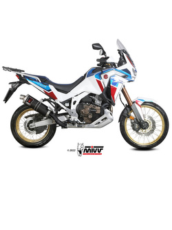 Tłumik motocyklowy Slip-On (Dakar) MIVV do Honda CRF1100L Africa Twin (20-) czarny