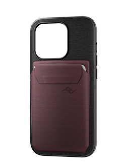 Magnetyczny portfel / podstawka do telefonu Peak Design Mobile bordowy