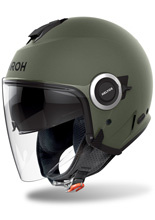 Kask otwarty Airoh Helyos zielony matowy