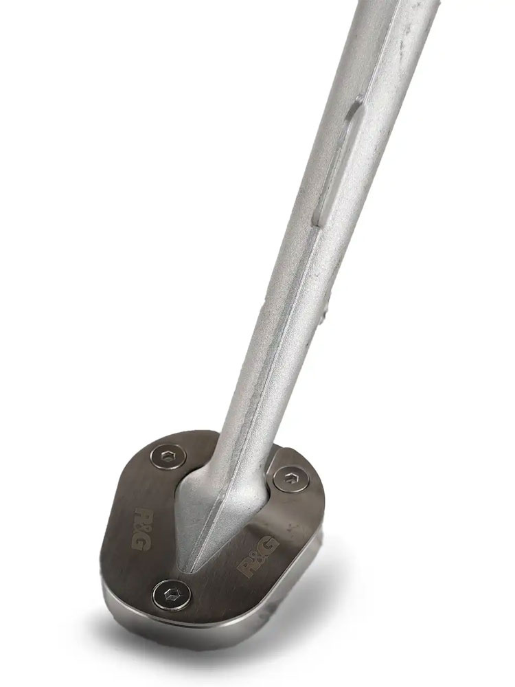 Poszerzenie stopki motocyklowej R&G BMW S 1000 RR (18-)/ M 1000 RR (21-24) srebrne