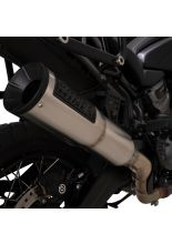 Tłumik motocyklowy Vance & Hines Adventure Hi-Output 450 do Harleya Davidsona Pan America 1250 ABS / Special (21-24) Szczotkowana Stal