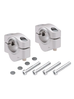 Podwyższenie kierownicy Hepco&Becker KTM 950 LC 8 Supermoto (05-07) [20 mm w górę] srebrne