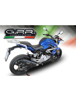 Pełny układ wydechowy G.P.R Furore Evo4 Nero [Aluminium, Matt Black] - BMW G 310 R E4 [17-20]