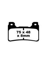 Klocki hamulcowe EBC FA390HH 75 x 48 x 8mm NA PRZÓD