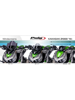 Owiewka PUIG Touring do Kawasaki Z1000 (14-20), Z1000R (17-21) mocno przyciemniana