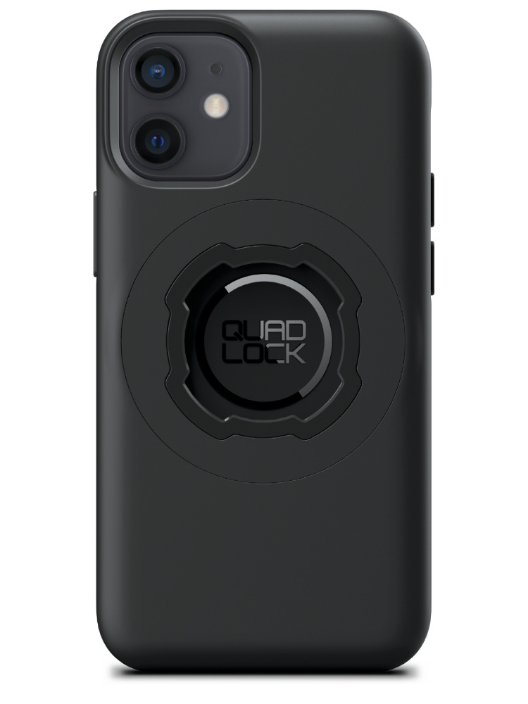 Zestaw na motocykl: etui MAG na telefon iPhone 12 mini (magnetyczne) + wodoodporny pokrowiec MAG + mocowanie Quad Lock