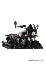 Półowiewka motocyklowa sportowa PUIG Anarchy Indian Scout (17-20)/ Scout Bobber (18-) czarna matowa