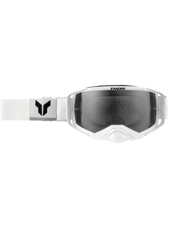 Gogle motocyklowe Thor Activate lustrzaną szybką białe
