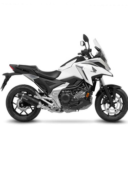 Tłumik motocyklowy LeoVince LV One Evo Black Edition [Stainless Steel] do Honda NC 750 X (21-24)