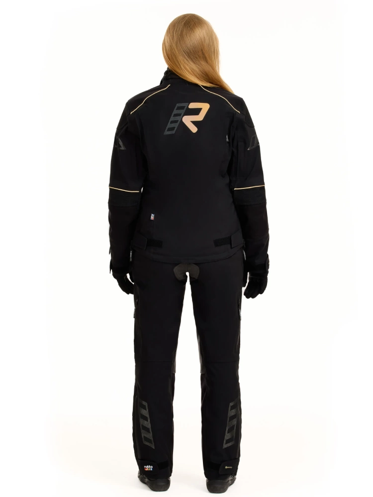 Kurtka motocyklowa damska tekstylna Rukka FlexoRina czarno-brązowa