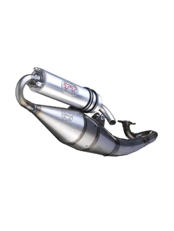 Pełny układ wydechowy LeoVince Hand Made TT Aprilia SR 50 R Factory (04-12)/ Sport Pro (-03) stal nierdzewna