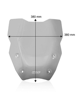 Szyba motocyklowa WRS Caponord do BMW R 1300 GS (23-) przyciemniana [do wersji bez radaru]
