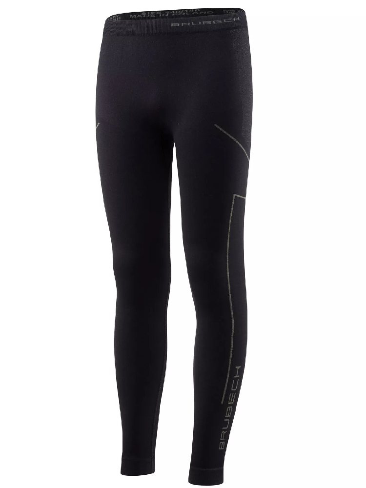 Legginsy termoaktywne dziecięce Brubeck Thermo Junior czarne