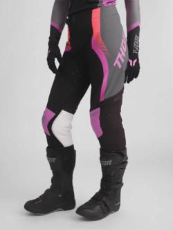 Spodnie cross damskie Thor Sportmode Velocity czarno-fioletowe