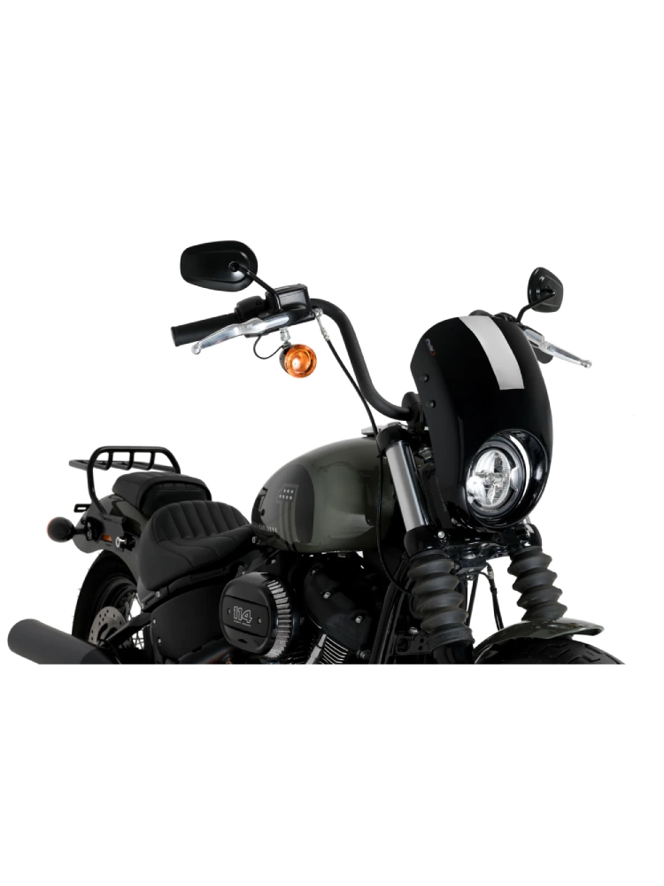 Owiewka motocyklowa sportowa PUIG Anarchy Harley Davidson Softail Street Bob FXBB (18-24) czarna