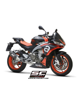 Pełny układ wydechowy SC-Project SC1-R Aprilia Tuono 660 (21-) włókno węglowe