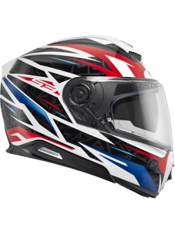 Kask integralny Schuberth S3 Thunder czarno-czerowono-niebieski połysk