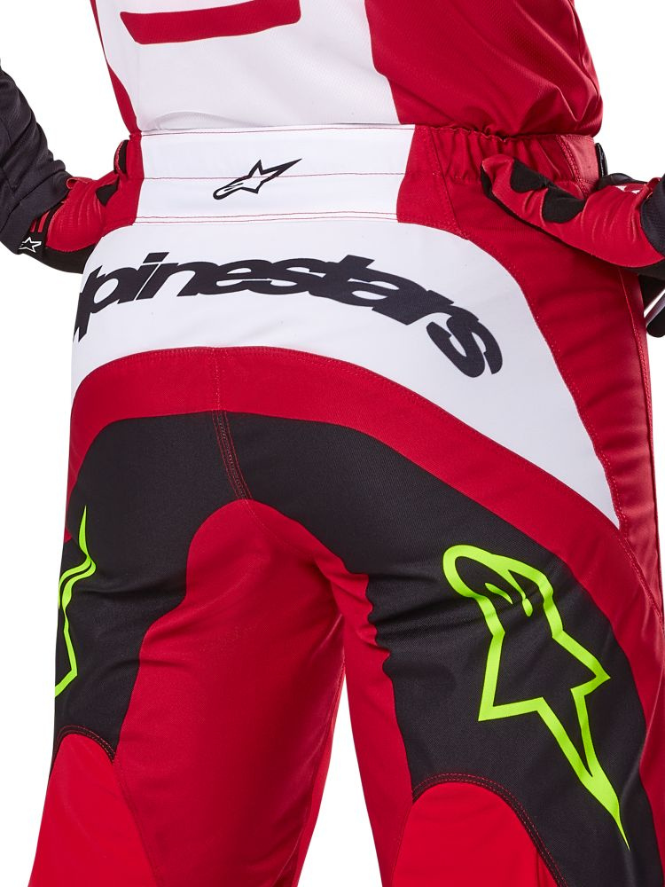 Spodnie cross Alpinestars MX Fluid Haul czarno-czerwone