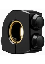 Przycisk do sterownika/ kontrolera Motogadget mo.Switch Plain czarny [średnica kierownicy: 22 mm/ 25,4 mm] [3 przyciski]