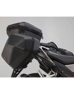 Zestaw: kufry boczne plastikowe + stelaże URBAN ABS z zestawem mocującym Honda CB 500 F (18-25), CBR 500 R (18-), CB 500 Hornet (24-) [pojemność 2 x 16.5 L]