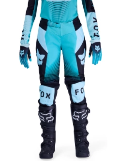Spodnie cross damskie Fox 180 Collect Spearmint czarno-niebieskie