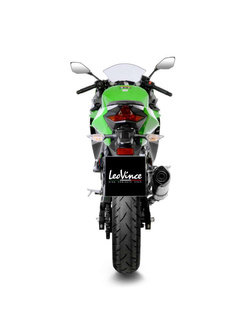 Tłumik motocyklowy LeoVince LV One Evo [Slip-On, Stainless Steel] do Kawasaki Ninja 400 (18-23)/ Z 400 (19-23)/ Ninja 500/ Z 500 (24-)