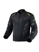 Kurtka motocyklowa tekstylna Rebelhorn Hiflow IV czarno-fluo żółta