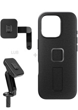 Zestaw na motocykl: etui Peak Design Mobile Everyday Loop do smartfona iPhone 16 Pro + mocowanie motocyklowe