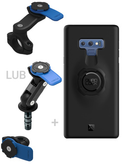 Zestaw na motocykl: etui na telefon Samsung Galaxy Note9 + wodoodporny pokrowiec + mocowanie Quad Lock 