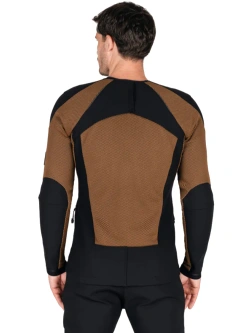 Koszula z ochraniaczami Knox Urbane Pro Move czarno-brązowa