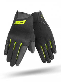 Rękawice motocyklowe dziecięce Shima One Evo czarno-fluo