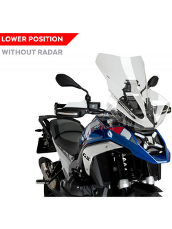 Szyba motocyklowa turystyczna PUIG BMW R 1300 GS (23-) przezroczysta [bez radaru AAC]