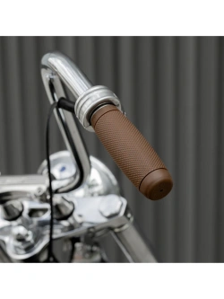 Manetki motocyklowe Biltwell Recoil TPV do kierownic o średnicy 25.4 [mm] brązowe