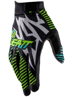 Rękawice cross Leatt Moto 1.5 GripR czarno-szaro-zielone