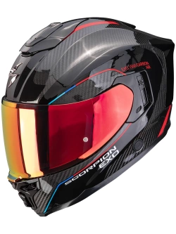Kask integralny Scorpion EXO-1500 CARBON AIR Mundi czarno-czerwony