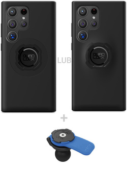 Zestaw: etui na telefon Samsung Galaxy S24 Ultra + uchwyt kulowy Quad Lock