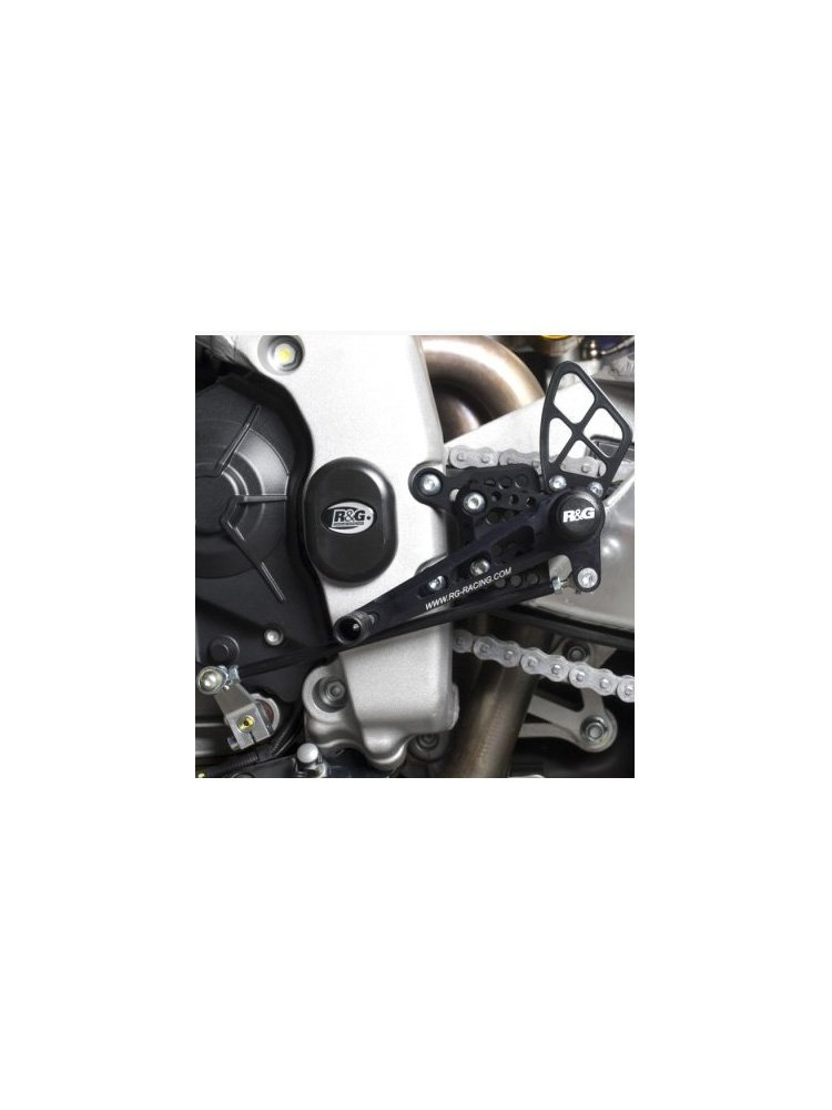 PODNÓŻKI REGULOWANE (SET) R&G DO Aprilia RSV4 Factory (09-14) / RSV4-R (09-14)