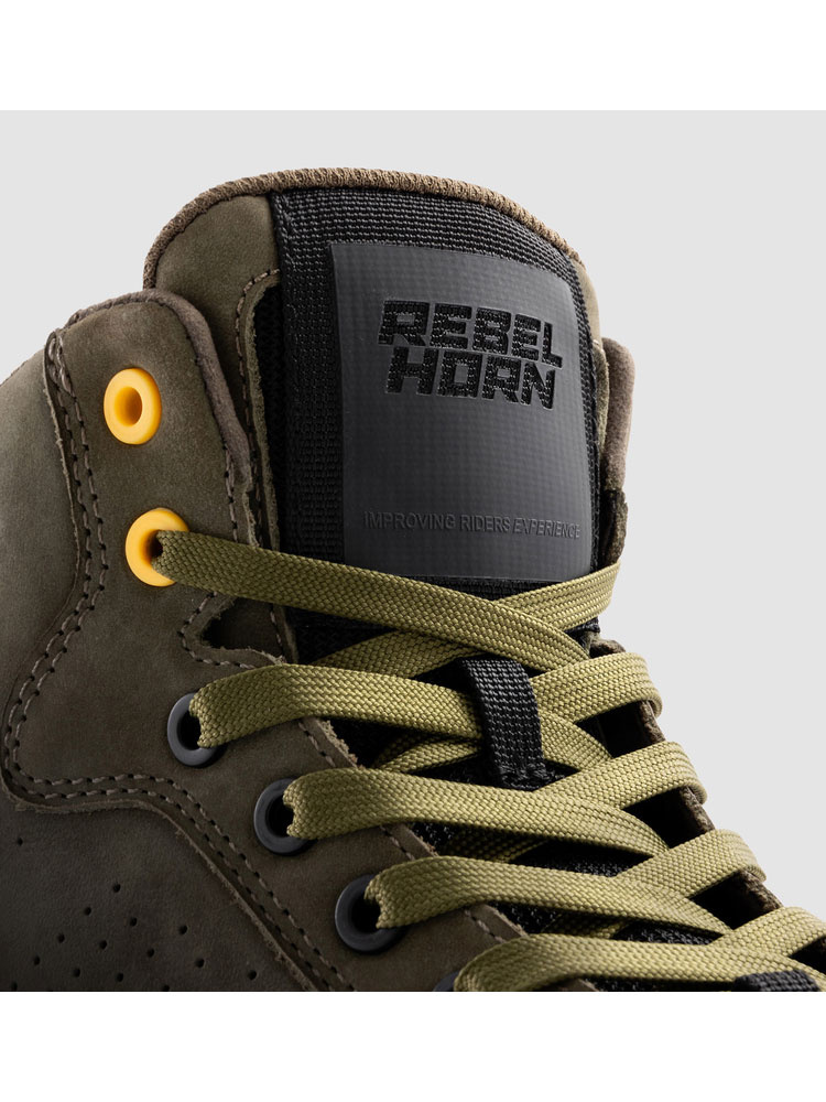 Buty motocyklowe Rebelhorn Spike zielone
