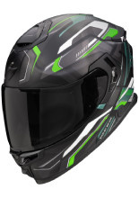 Kask integralny Scorpion EXO-GT SP Air Augusta czarno-szaro-zielony matowy