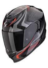 Kask integralny Scorpion Exo-520 Evo Air Terra czarno-srebrno-czerwony