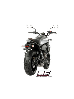 Pełny układ wydechowy 2-1, SC-Project S1 Titanium + Carbon - Yamaha XSR 700 [16-20]