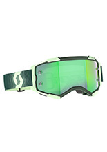 Gogle motocyklowe Scott Fury z zieloną lustrzaną szybą zielone