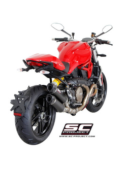Podwójny tłumik SC-Project GP-Tech Carbon (Slip on) - Ducati Monster 1200 / S [14-16]