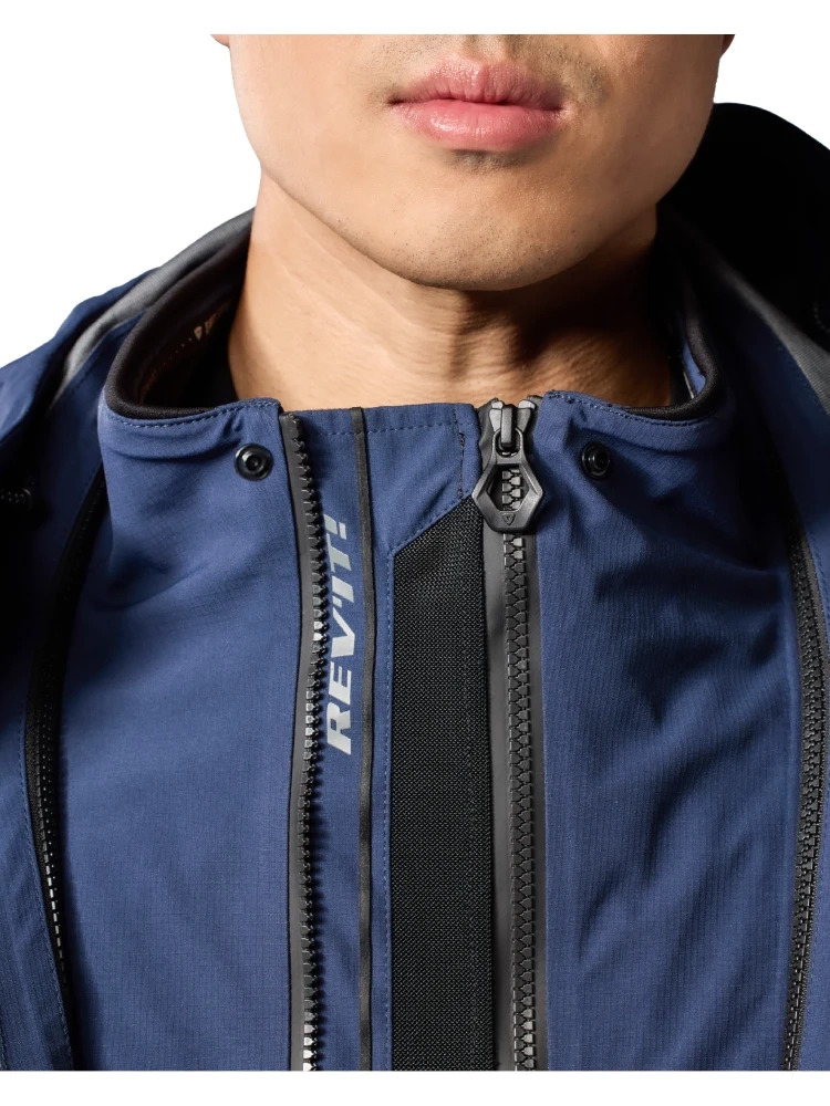 Kurtka enduro REV’IT! Component 3 H2O czarno-niebieska