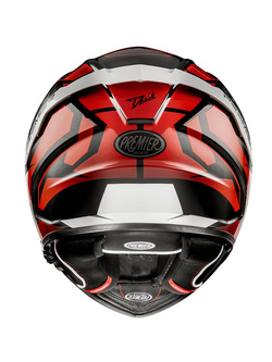 Kask integralny Premier Devil JC92 czarno-biało-pomarańczowy