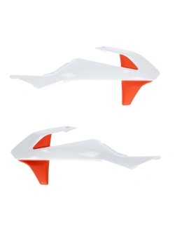 Pełny zestaw plastików Acerbis KTM 50 SX (16-)/ GasGas MC 50 (22-23) czarno-biało-pomarańczowy
